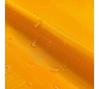 9KM DWLIFE 40D Waterproof Ripstop Nylon Fabric PU Coating Tear Resistant Outdoor Cover Tent Kite Bag Material (Deep Yellow, 2m (200x152cm)