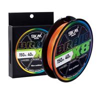9KM DWLIFE Braided Fishing Line 8lb/15lb/20lb Dyneema Fishing Line, Zero Stretch & Anti-Bite Coating for Freshwater/Saltwater Fishing 8 Strands