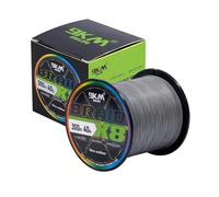 9KM DWLIFE Braided Fishing Line 8lb/15lb/20lb Dyneema Fishing Line, Zero Stretch & Anti-Bite Coating for Freshwater/Saltwater Fishing 8 Strands