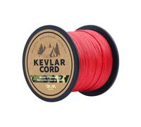 9KM DWLIFE Red Kevlar Cord - Ultra-Strong, Lightweight & Abrasion-Proof Survival Rope for Camping, Tactical Gear, Hammock Ridgeline, Trip Wire