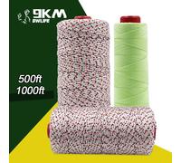 9KM High Strength Kite String 1.0mm~3.0mm Dacron Line 150m~300m for Control 1m~8m Large Kite Flying Backpack Cord Low Stretch 200lbs 500ft 2.0mm