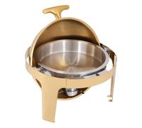 9L Chafing Dish Buffet Set, Stainless Steel Chafing Dish Buffet Set with Lid Holder, Round Chafing Dish Buffet Warmer, with Fuel Holders, for Buffet, Wedding, Parties, Banquet, Catering Events