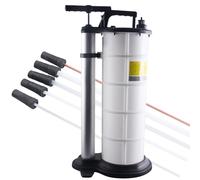 9L Manual Vacuum Oil Pump Portable Fluid Extractor with 4 Extraction Tubes