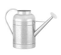9L Metal Watering Can for Outdoor Garden, Galvanized Steel Large Watering Pot with Top Handle and Long Spout, Rust-Resistant Water Can for Flowers, Lawns, and Farm Use