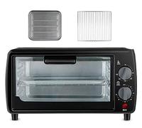 9L Mini Oven - 600W Adjustable Temperature 0-230 ℃ and 60 Minute Timer- Baking Tray & Wire Rack Included, Multifunctional Full Automatic Household Baking Electric Oven