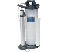 9L Oil & Fluid Extractor - Manual Pump & Air Vacuum - Suction Probes & Extension