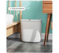 9L Wall Mounted Trash Bin With Lid , Waterproof Bathroom Waste Bin