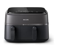(9L, With Breakfast set) Philips Dual Basket Airfryer 3000 Series, 9L, 2 Drawer Air Fryer, with Breakfast Kit, Rapid Air Technology, Versatile Large Air Fryer for...