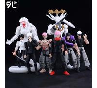 9L3D Printed Anime Jujutsu Kaisen Sukuna Yuji Yuta Satoru Gojo Lucky Dummy 13 Movable Shapeshift Action Figures Mannequin Toys Yuuta Cursed Rika