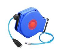 9M Automotive Air Hose Reel Pneumatic PU Tube 8MM ID 5MM Automatic Retractable Telescopic Drum PU8*5 Smart Slow Retract