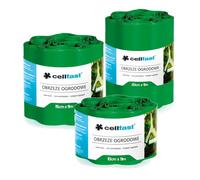 Garden Edge Border 15cm x 9m Green - Durable, Flexible Lawn Divider for Garden