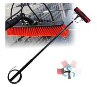 9m Water-fed Window Cleaning Kit - 180° Rotating Brush with Teles Pole, Perfect for s Washing and Pane Cleaning, Efficient and Easy to Use.