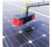 9m Window Cleaning Pole Kit with Water Feed, Teles Brush for and Solar Panel Cleaning, Efficient Reach and Easy Use for Home and Professal Cleaning