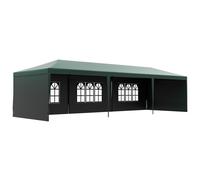 9m x 3m Outdoor Garden Gazebo Wedding Party Tent Canopy Marquee Green