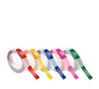 9mm 3D Embossing Label Tape 5 Pack Tack Acrylic Adhesive DIY Marking Tape Compatible with Label Maker Compatible with Typewriters E101 E303