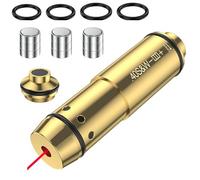 9mm/45ACP/40s&w/38SPL Cartouche D'entraînement Laser pour Systèmes D'entraînement au Tir à Sec Cartouches D'entraînement en Laiton de Qualité Supérieure H59 avec Pack de 6 Piles (40s&w)