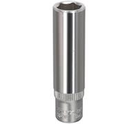 9mm Forged Steel Deep Drive Socket - 1/4" Square Drive Chrome Vanadium Socket