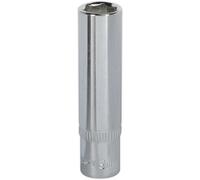9mm Forged Steel DEEP Drive Socket - 1/4" Square Drive Polished Chrome Vanadium