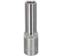 9mm Forged Steel Deep Drive Socket - 3/8" Square Drive - Chrome Vanadium Socket