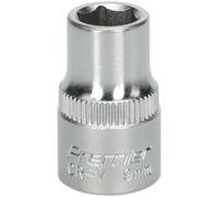 9mm Forged Steel Drive Socket - 3/8" Square Drive - Chrome Vanadium Socket