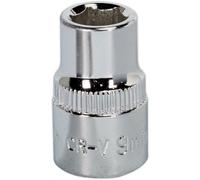 9mm Forged Steel Drive Socket - 3/8" Square Drive - Polished Chrome Vanadium