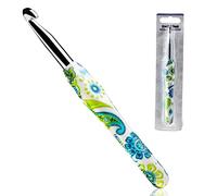 9mm Looen Crochet Hook, Ergonomic Handle for Arthritic Hands, Soft Rubber Grip Extra Long Knitting Needles for Crochet Beginners, Knitting Enthusiasts (9mm)