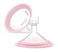 9mm Maymom MyFit Shields, Pano Series; Compatible with Medela Breast Pump- PersonalFit, Freestyle, Harmony, Maxi, Freestyle Flex Connector; Connect to Widemouth/Narrow Connector, 2pcs
