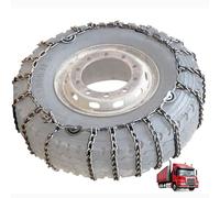 9mm Set of 2 Heavy Duty Snow Chains for Suvs and Cars Skid Traction Chains High Strength Manganese Emergency Use for Tire Reliable in Sandy road 12.00-20 2pcs 205/75R17.5