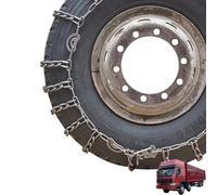 9mm Set of 2 Heavy Duty Snow Chains for Suvs and Cars Skid Traction Chains High Strength Manganese Emergency Use for Tire Reliable in Icy road 6.00-14 2pcs 295/80R22.5