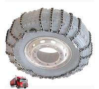 9mm Set of 2 Heavy Duty Snow Chains for Suvs and Cars Skid Traction Chains High Strength Manganese Emergency Use for Tire Reliable in Sandy road 285/80R22.5 2pcs 11.00-20