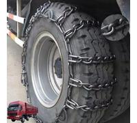 9mm Set of 2 Heavy Duty Snow Chains for Suvs and Cars Skid Traction Chains High Strength Manganese Emergency Use for Tire Reliable in Sandy road 6.50-16 2pcs 295/80R22.5