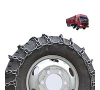 9mm Set of 2 Heavy Duty Snow Chains for Suvs and Cars Skid Traction Chains High Strength Manganese Emergency Use for Tire Reliable in Icy road 315/70R22.5 2pcs 6.50-16