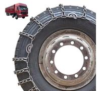 9mm Set of 2 Heavy Duty Snow Chains for Suvs and Cars Skid Traction Chains High Strength Manganese Emergency Use for Tire Reliable in Icy road 10R22.5 2pcs 315/80R22.5