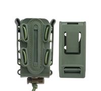 9mm Soft Shell Quick-Draw Pouch, MOLLE Compatible With 2 Removable Clips, Nylon 6x9.5cm Lightweight (0.061kg)(RG)