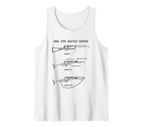 9mm Sten Carbine Diagram - WWII Submachine Gun Blueprint Tank Top