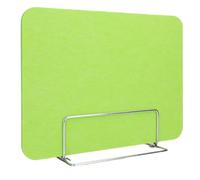 9mm Thick Portable Acoustic Partition - Removable Desk - Anti-Tip Design - Versatile Sound Absorbing Panel for Office, Classroom & Event Spaces