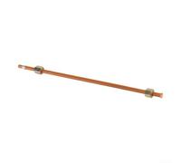 9mm Thread Exhaust Pipe 200mm with Lock Cylinder Included | Lightweight aluminum body, for durable copper components, heat resistant, 200mm size, easy installation(600mm)