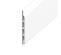 9mm uPVC Hollow Soffit Board (5m) - White, 100mm