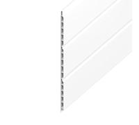 9mm uPVC Hollow Soffit Board (5m) - White, 300mm
