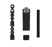 9mm Utility Pouch With Built-in Splint, MOLLE Quick-Draw Waist Bag (3.6x11.5cm, Nylon)(BLK)