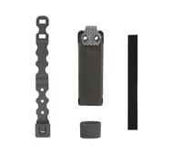 9mm Utility Pouch With Built-in Splint, MOLLE Quick-Draw Waist Bag (3.6x11.5cm, Nylon)(RG)
