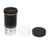 9mm Wide Angle Astronomical Telescope Eyepiece, 1.25in Telescope Eyepiece with 66 Degree Field of View, FMC Green Coated Optical Glass Lens for Stargazing, Nebula & Celestial