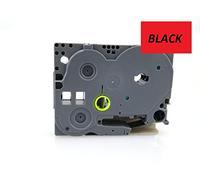 9mm Width Laminated Label Tape for Brother P-Touch PT-1000. Black ON RED 8m in Length. TZe-421. See Description for List of Compatible Printers. TZ-421