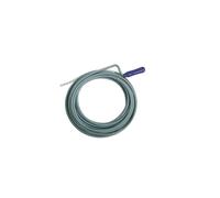 9mm x 10m Drain Cleaner Corkscrew End & Plastic Handle Remove Pipe Blockages