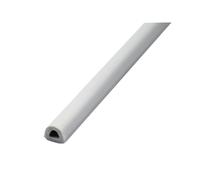 Faithfull Epdm Draught Excluder, D Profile White (9mm X 7.5mm)