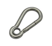 9MM Zinc Plated Carbine Hooks With Eyelet