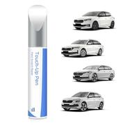 9P9P/F9E Candy White Touch Up Pen Compatible with Skoda - Exact Match Chips and Scratches