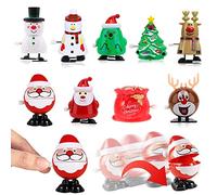 9Pack Christmas Wind Up Toy Funny Jumping Toys Xmas Gift Toys,Spring&Wind Up Small Toy for Kids Party Bag, Walking Clockwork Toys for Kids Christmas Party Favors Stocking Stuffers Cracker Gift Fillers