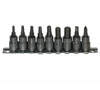 9PC 3/8" DRIVE HEX ALLEN ALLAN ALAN BIT SOCKET SET 9 PIECE SET WITH RAIL