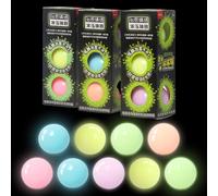 9pc Dream Lumi Balls,Glow in The Dark Sticky Ball that Stick to The Ceiling,Stocking Stuffers,Stress Relievers Ball for Kids and Adults,Elevated Balls,ASMR Cool Stuff for Teens